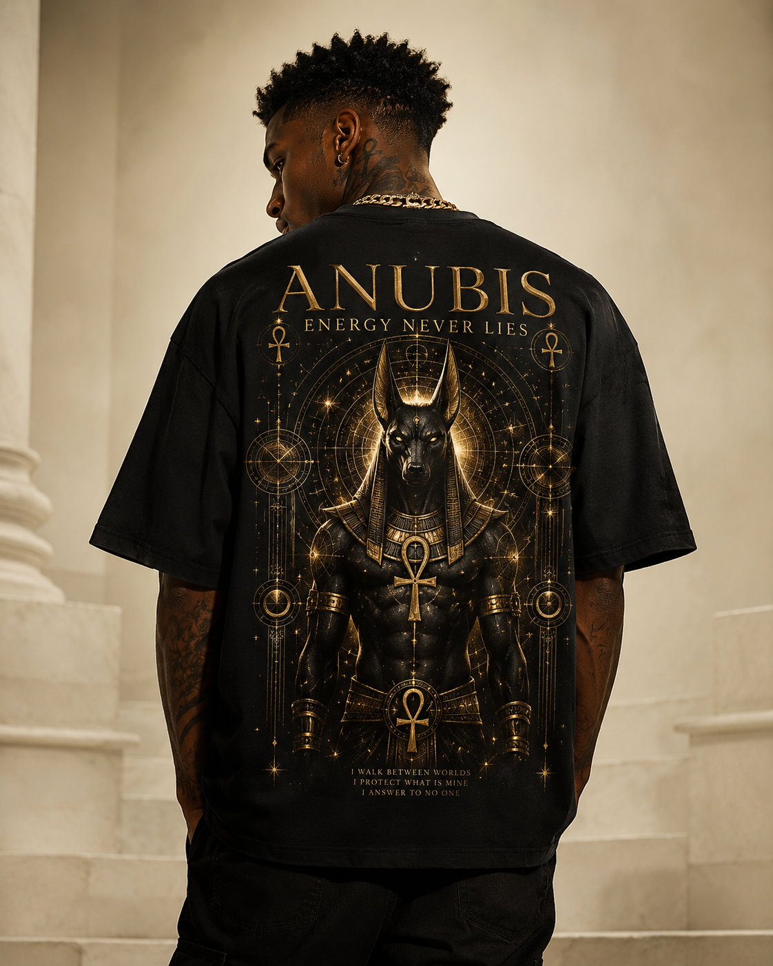Anubis Energy Never Lies shirt